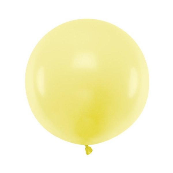 J�tteballong Ljusgul 60 cm