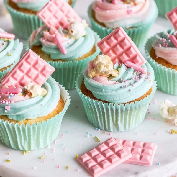 Silikonform - Happy Sprinkles - Chokladkakor Mini