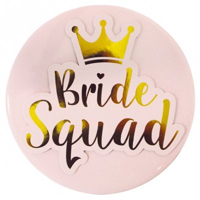 Badge - Metall - Bride Squad
