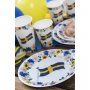 Servetter Svenska Flaggan Blommor