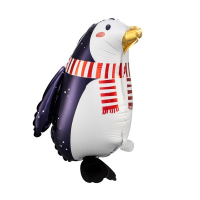 Folieballong - Pingvin med halsduk