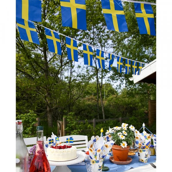 Flaggirlang - Sverige - 6 meter