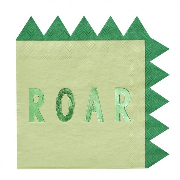 Servetter - Roarsome - 16-pack Servetter - Roarsome - 16-pack