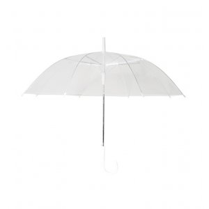 Paraply - 81x 97 cm - Genomskinligt/Transparent Paraply - 81x 97 cm - Genomskinligt/Transparent