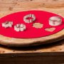 Utkavlad Sugarpaste - Ready Rolled - R�d - FunCakes - 36 cm