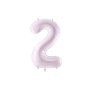 Sifferballong - Lila Pastell - 72cm - Siffra: 2