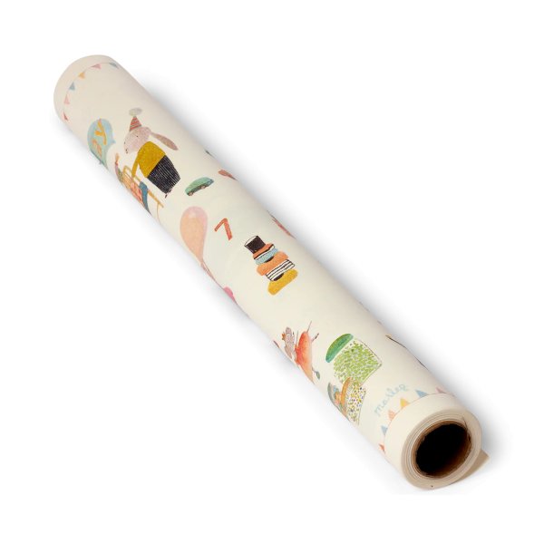 Presentpapper - Maileg - Födelsedagskaniner - 55 cm x 10 m Presentpapper - Maileg - Födelsedagskaniner - 55 cm x 10 m