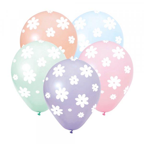 Ballongbukett - Sommarblommor - Mix - 8-pack