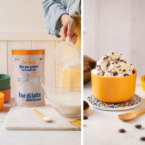 Glassmix - Italiensk Gelato - Fior di Latte - 250 g Glassmix - Italiensk Gelato - Fior di Latte - 250 g