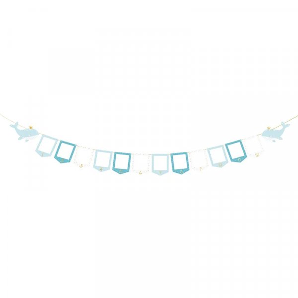 Fotogirlang - Whale - Blå/Guld Fotogirlang - Whale - Blå/Guld