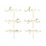 Cupcake Topper Love Guld 6-pack