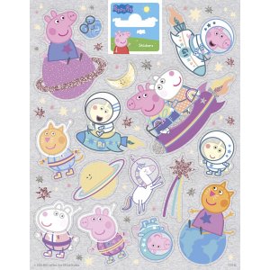 Klisterm�rken - Rymden- Greta Gris - ca 15 st