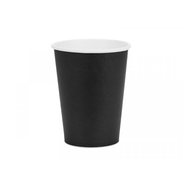 Pappersmugg - Svart - 250ml