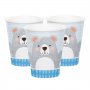Pappmuggar - Birthday Bear - 8-pack