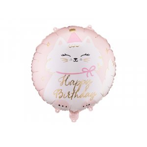 Folieballong kattskiva - Mix