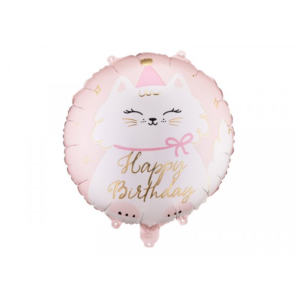 Folieballong kattskiva - Mix