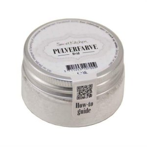 Pulverf�rg - Vit - SweetKitchen - 4 g