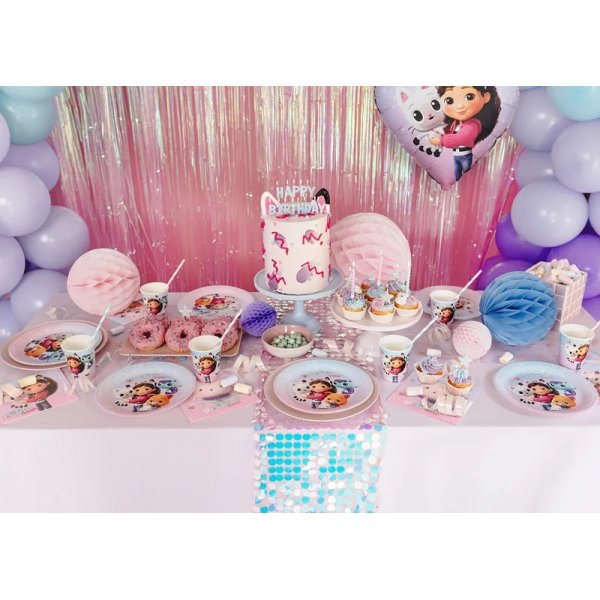 Tallrikar - Gabby\\\'s Dollhouse - The Movie - 6-pack - 23 cm Tallrikar - Gabby\\\'s Dollhouse - The Movie - 6-pack - 23 cm