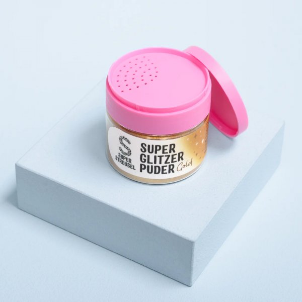 Super Glitterpuder - Guld - Superstreusel - 10g Super Glitterpuder - Guld - Superstreusel - 10g