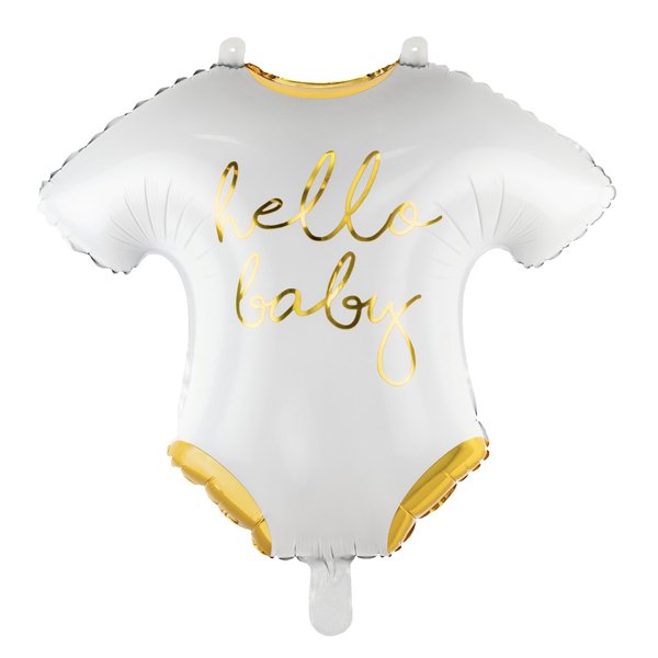 Folieballong - Babybody - Hello Baby