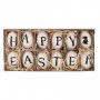 Dekorationsgg - Happy Easter - Svart/Vit - 12-pack