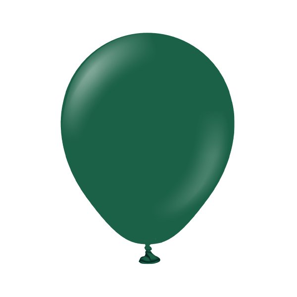 Ballonger enf�rgade - Premium 45 cm - Dark Green - 5-pack