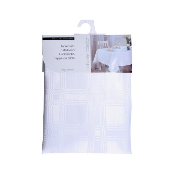 Bordsduk Damask Vit