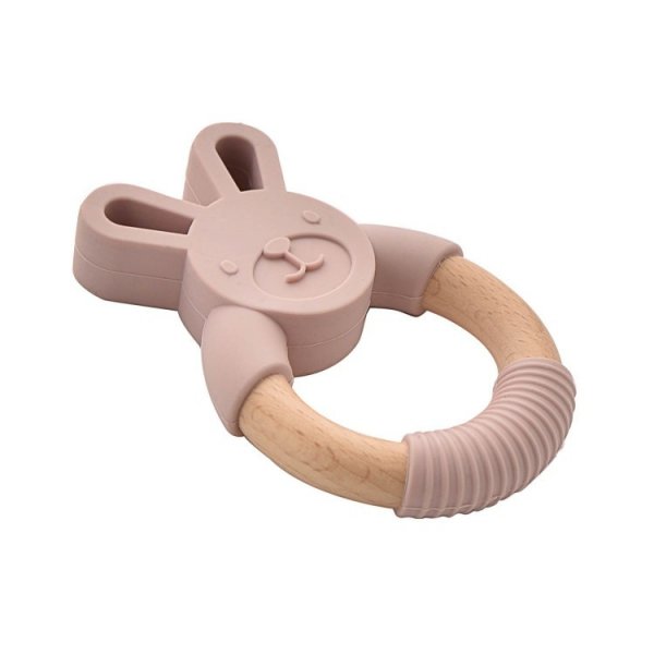 Bitring Kanin Silikon & Tr�