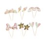 Dekorationspinnar - Pastell - 12-pack