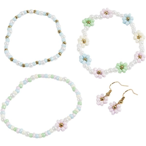 Kit för smyckestillverkning - Armband + Örhänge Kit för smyckestillverkning - Armband + Örhänge