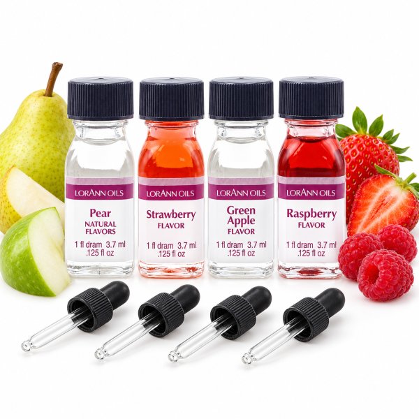 Smakessenspaket - 4 smaker & pipetter - LorAnn Smakessenspaket - 4 smaker & pipetter - LorAnn