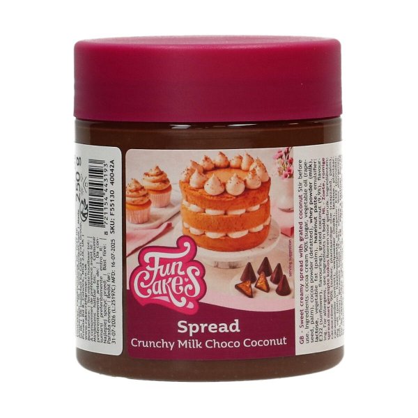 Crunchy Milk Choco Coconut - Spread - 250 g