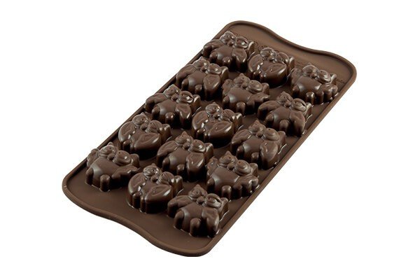 Silikonform - Choklad Uggla - SCG26 GUFI - Silikomart Silikonform - Choklad Uggla - SCG26 GUFI - Silikomart