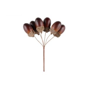 Ekollon - Konstgjorda p� kvist - 14 cm