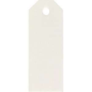 Tags - 8 cm - Ivory - 20-pack