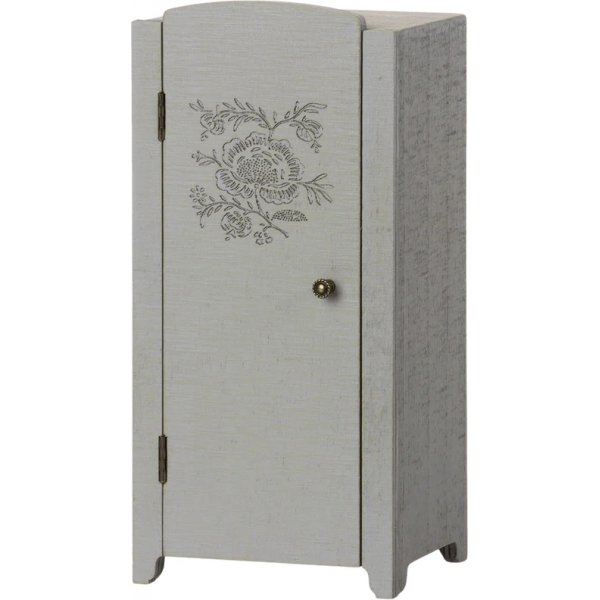 Miniatyrgarderob - Maileg - Grå/mint Miniatyrgarderob - Maileg - Grå/mint