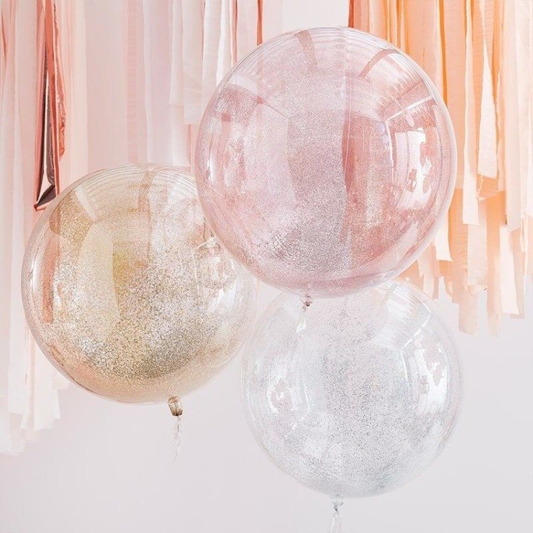 Metallics Orb Glitter Ballonger – Fyndhörnan