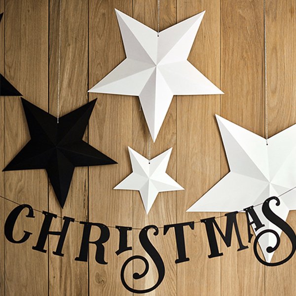 Hngande stjrnor - 6-pack - Svart