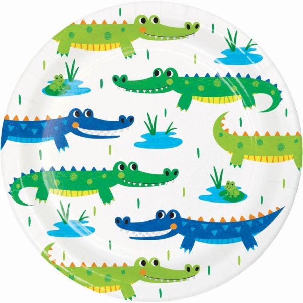 Pappersassietter Alligator