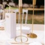 Ljusstake - Guld - �9,5 x 23 cm