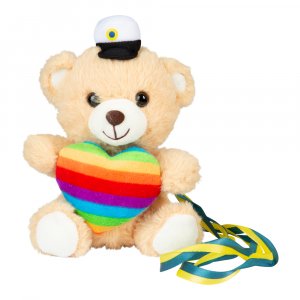 Studentdjur - Nallebj�rn - Pride - 15 cm