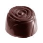 Pralinform - CW1033 Stor ros - 3,4 cm - Chocolate World