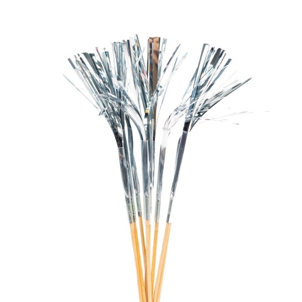 Cocktailpinnar Silver - 10-pack