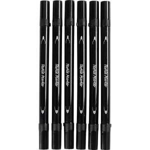Textilpennor - 6-pack - Svart Textilpennor - 6-pack - Svart