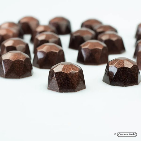 Pralinform - CW1521 Liten Diamant - 2,85 cm - Chocolate World