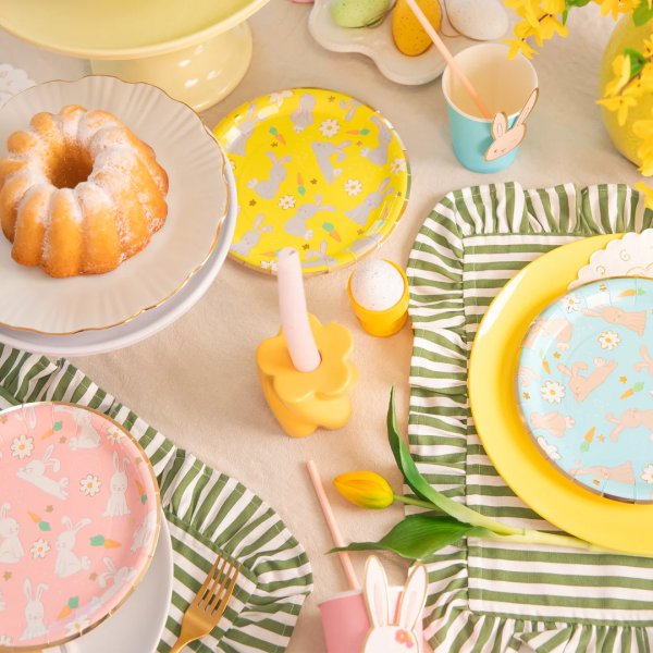 Papptallrikar - Kaniner - 6-pack Papptallrikar - Kaniner - 6-pack