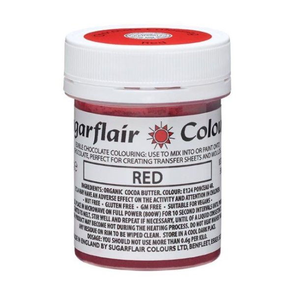 Sugarflair Chokladf�rg R�d 35g