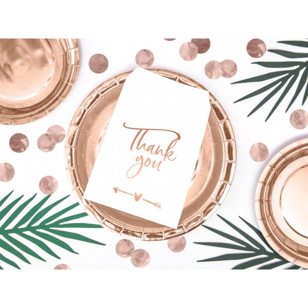 Godispåsar - Thank you - Roséguld - 6-pack Godispåsar - Thank you - Roséguld - 6-pack