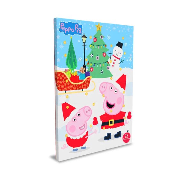Adventskalender - Greta Gris - Choklad - 24 luckor