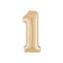 Ballongsiffra - White Gold - 66 cm - Siffra: 1
